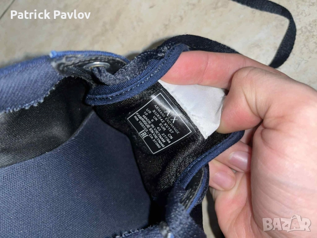 Тъмносини кецове A|X - Номер 43, снимка 3 - Кецове - 51841016