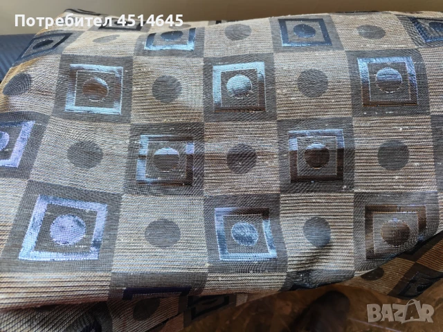 Нов плат 280/250  сребрист ефект - 2 броя., снимка 2 - Платове и дамаски - 50980728