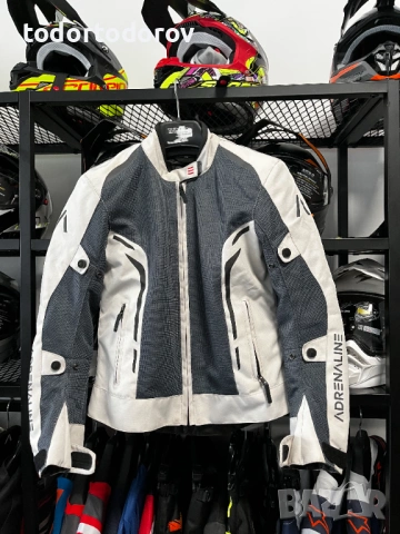 Дамско Текстилно мото яке ADRENALINE MESHTEC 2.0 GREY/WHITE 38 S-M 107.57 лв. / 55 €
