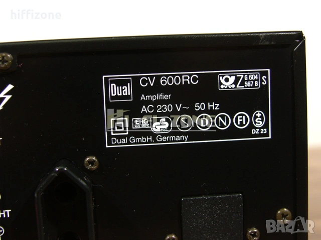 Усилвател   Dual cv-600rc , снимка 9 - Ресийвъри, усилватели, смесителни пултове - 53656733