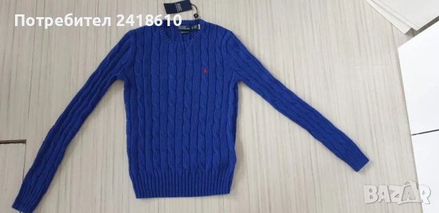 POLO Ralph Lauren Cable Pima Cotton Size XS НОВО! ОРИГИНАЛ! Дамски Пуловер!, снимка 10 - Блузи с дълъг ръкав и пуловери - 48224046