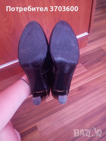 Черни обувки на ток , снимка 5 - Дамски обувки на ток - 41982182