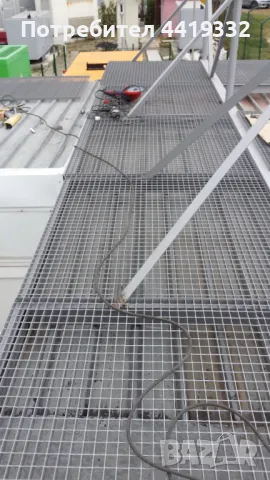 Метални скари за платформи, пътеки и пасарелки