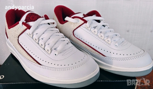  Nike Air Jordan 2 Retro Low 42.0 ти номер или 26.5 см стелка, чисто нови с кутия 100% оригинални, снимка 7 - Маратонки - 53768767