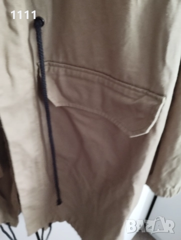 Милитари тренчкот голям размер., снимка 7 - Палта, манта - 51759987