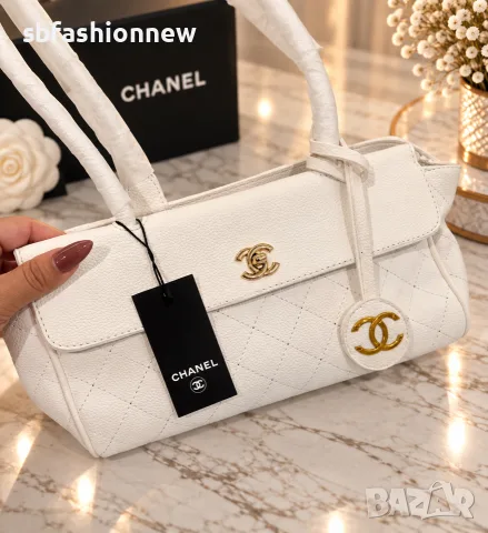 Chanel matthieu blazy чанта в бяло😍, снимка 4 - Чанти - 56381897