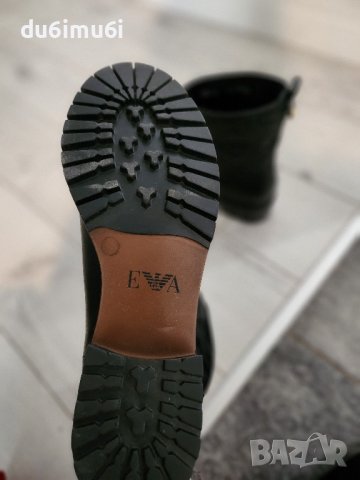 Кожени ниски боти ARMANI, снимка 2 - Дамски боти - 42111194