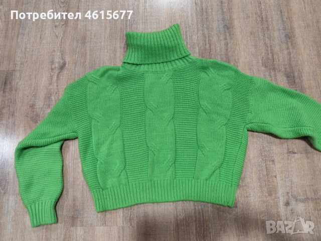 късо електриково пуловерче , снимка 3 - Блузи с дълъг ръкав и пуловери - 52002663