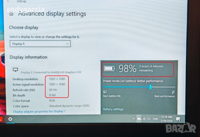  Lenovo ThinkPad P50/15.6 Full HD IPS/Intel Core i7/16GB RAM/256GB SSD NVMe/NVidia Quadro M1000M, снимка 11 - Лаптопи за работа - 53523445
