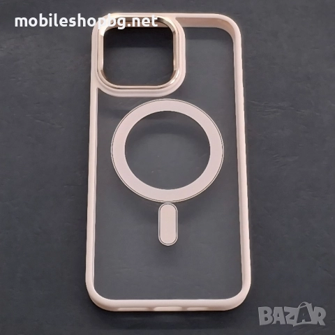 iPhone 15 Pro Max кейс MagSafe червен и розов , снимка 2 - Калъфи, кейсове - 52116195
