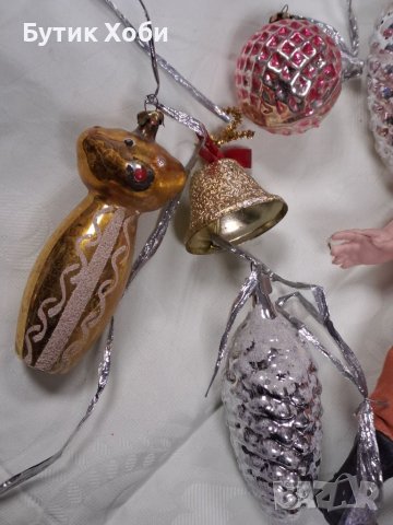 Лот ретро новогодишни украшения , снимка 4 - Други ценни предмети - 38866276
