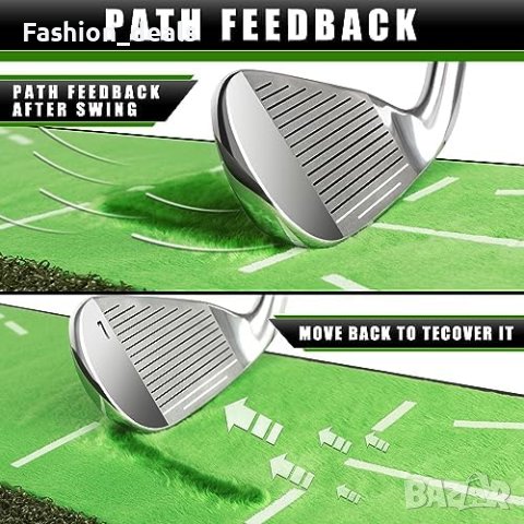 Нова Тренировъчна постелка за голф Анализ траектория замах поза удар, снимка 5 - Голф - 42156206