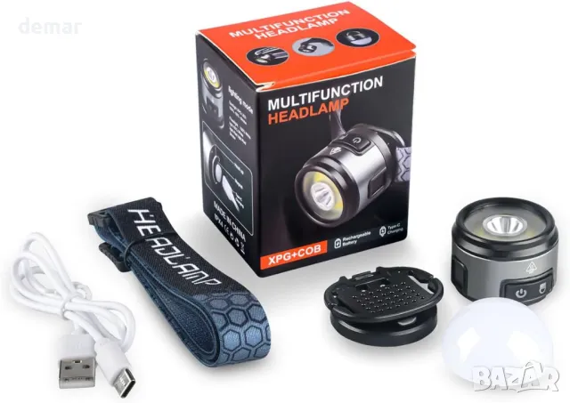 APLOS H600 Челник за къмпинг, акумулаторен, снимка 8 - Къмпинг осветление - 49930604