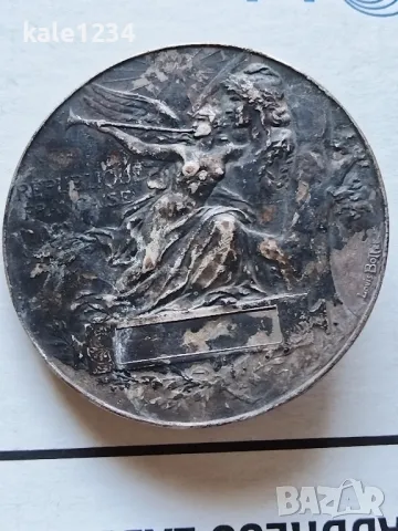 Знак с винт. 1889г. Рядък. Франция. Louis Bottee. Republique Francaise, снимка 6 - Антикварни и старинни предмети - 48602225