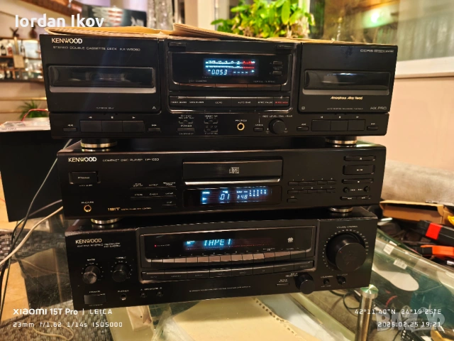 Kenwood KX-W6060 + KR-A4060 + DP-1060, снимка 2 - Аудиосистеми - 53623480