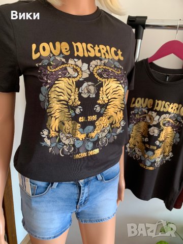 Дамска тениска Only в различни размери, снимка 2 - Тениски - 41265962