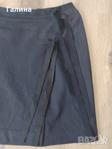 Тъмносиня пола Karl Lagerfeld, снимка 2 - Поли - 50672486