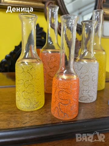 Захаросани шишенца -юзчета 2 броя-240 мл пълни 3 броя-130 мл пълни 2 броя-80 мл пълни Общо-7 броя, снимка 3 - Чаши - 51752652