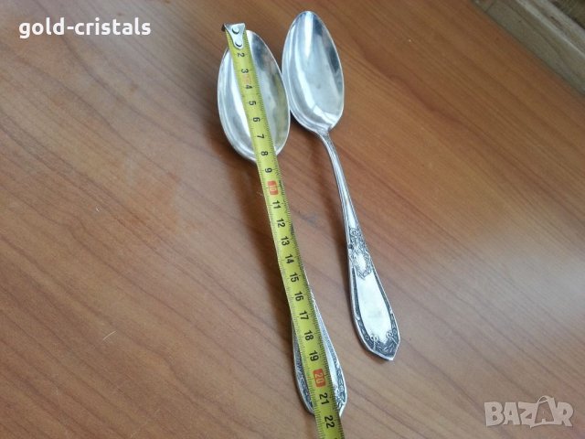 Руски прибори за сервиране лъжици мнц, снимка 3 - Антикварни и старинни предмети - 34179556