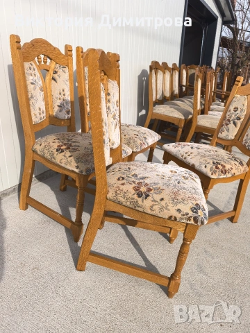 Комплект SAFIIRA - 4 трапезни стола , снимка 9 - Столове - 53625143