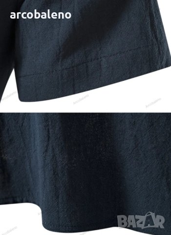 Мъжка модна едноцветна тениска с  качулка и къс ръкав, 2цвята, снимка 13 - Тениски - 41511739