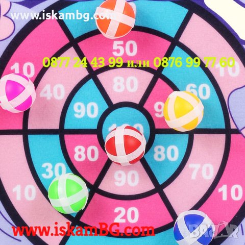 Детски дартс с велкро | Дартс с топчета | Дартс с лепящи топчета - КОД 3836, снимка 4 - Играчки за стая - 39646730