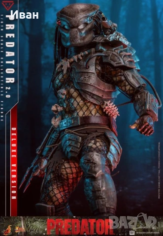 Hot Toys Deluxe version of Predator 2.0 - нови и запечатани, снимка 5 - Колекции - 53812280