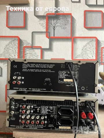дек и усилвател denon, снимка 2 - Аудиосистеми - 53850380