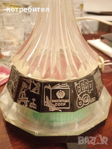 СССР Стара нощна руска лампа Ракета Космос , снимка 5 - Антикварни и старинни предмети - 52455422