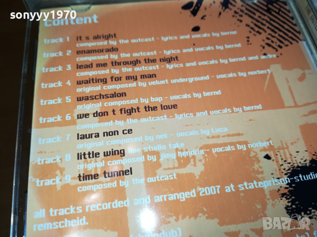 THE OUTCAST CD-ВНОС GERMANY 1103240833, снимка 11 - CD дискове - 44707147