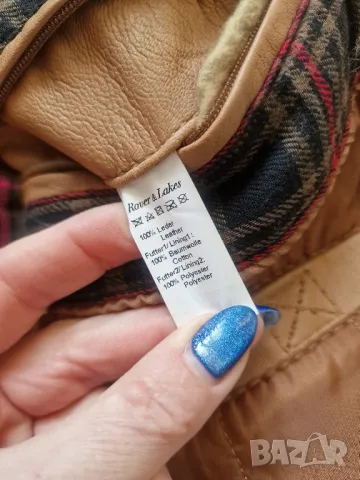 Страхотно мъжко кожено яке , ROVER & LAKES , размер 52, естествена кожа , снимка 9 - Якета - 49073782