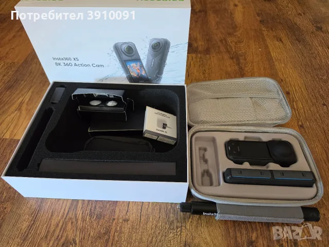 Продавам insta360 x5 ESSENTIALS Bundle с 4г. Гаранция + !