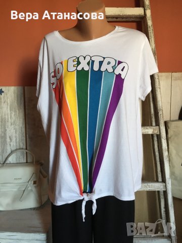 💙Широка тениска❤️‍🩹2 хл/2 хл💃🏻13 лв., снимка 1