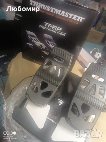 Педали за кормило Thrustmaster TFRP Precision Flight Sim - PS5, XBOX и PC , снимка 3 - Аксесоари - 55971737