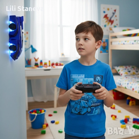 Антигравитационна каскадьорска кола – кара по стени, таван и под Stunt Car 360°. , снимка 2 - Коли, камиони, мотори, писти - 52526589