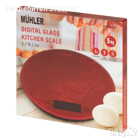 Електронна кухненска везна Muhler  до 5 kg, снимка 6 - Аксесоари за кухня - 51500100