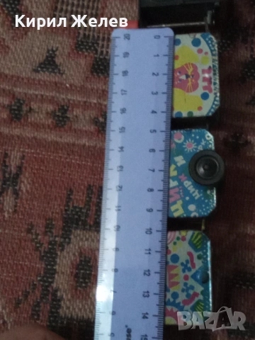 Старо ламаринено влакче 50687, снимка 7 - Антикварни и старинни предмети - 53446405