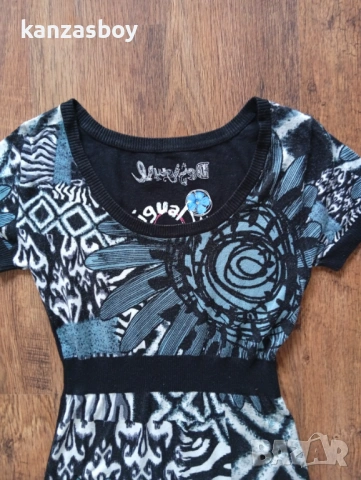 DESIGUAL women's knit dress - дамска рокля, снимка 6 - Рокли - 53574683