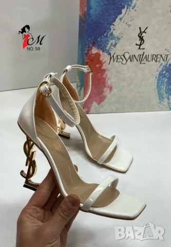 сандали на ток YSL saint laurent 