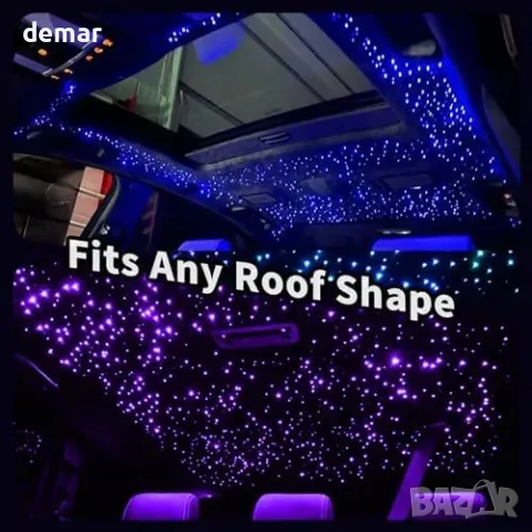 VASTFIRE Starlight Headliner Kit 500 бр. оптични фибри за таван – RGBW LED, APP/Remote/Music Sync, снимка 6 - Аксесоари и консумативи - 55850043