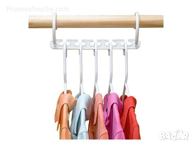 Органайзер закачалка за гардероб - комплект от 8 бр, снимка 2 - Органайзери - 41491333
