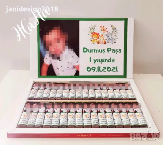 бонбони с дизайн съобразен с темата на празника за бебешка погача, рожден ден, прощъпулник, кръщене , снимка 6 - Други - 47454536