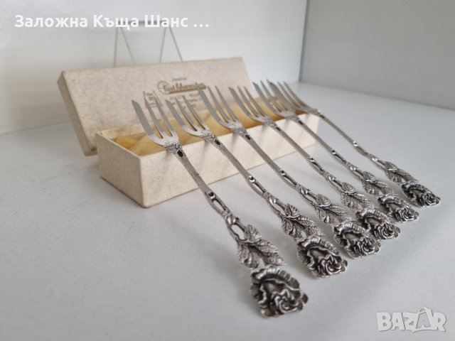 Антикварни сребърни вилици , снимка 3 - Антикварни и старинни предмети - 41968281