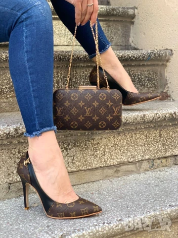 обувки на ток louis vuitton gucci, снимка 14 - Дамски ежедневни обувки - 51356078