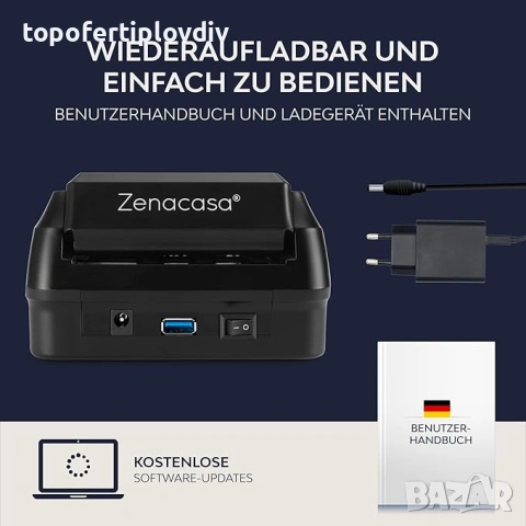 Детектор за пари/ банкноти ZENACASA,Гаранция, снимка 2 - Друга електроника - 53654670