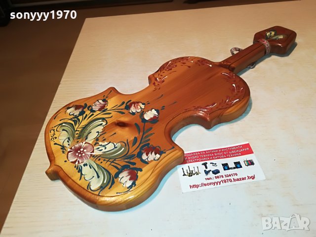 цигулка-дъска антика 0503222116, снимка 2 - Антикварни и старинни предмети - 36005836