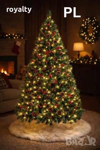 Вечно жива – коледна елха със заснежени връхчета ED2025DK1, снимка 3 - Декорация за дома - 52841482
