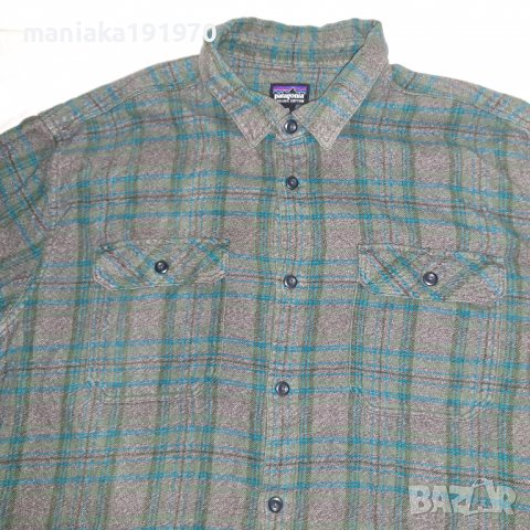 Patagonia Fjord Flannel Shirt (XL) мъжка риза, снимка 2 - Ризи - 38846929