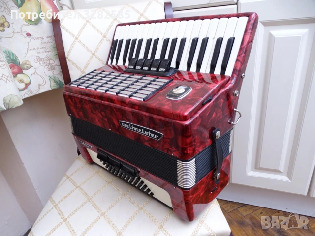 Акордеон Велтмайстер Стела 60 баса, снимка 6 - Акордеони - 53005030