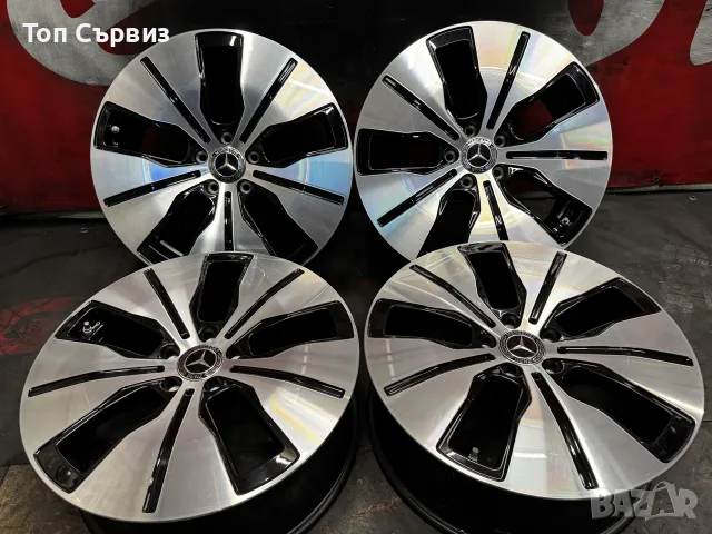 Оригинални алуминиеви джанти за Мерцедес (Mercedes), Спорт пакет, 19 цола, 5х112, снимка 4 - Гуми и джанти - 56184661